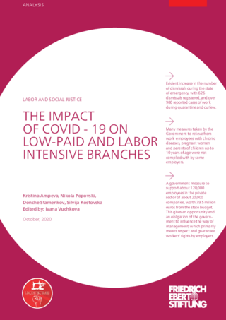 The impact of Covid-19 on low-paid and labor intensive branches